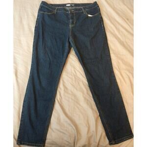 Old Navy Women’s Medium Wash Super Skinny Jeans Size 14 Mid-Rise Stretch Denim